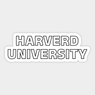 Harverd University Sticker